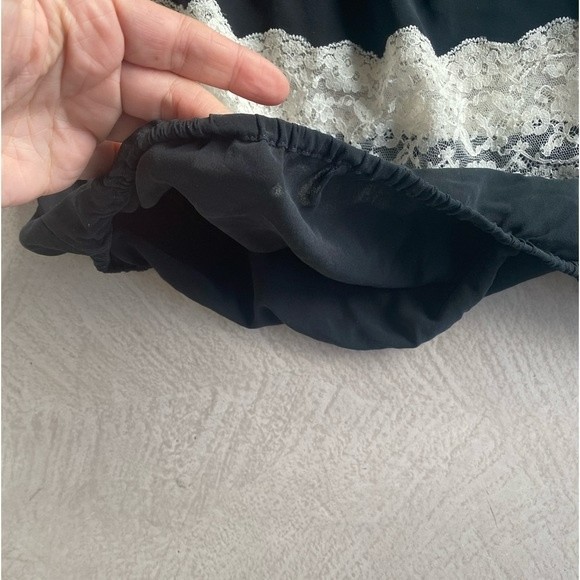 Dolce & Gabbana 00s Silk Lace Camisole strappy tube Chiffon Top whimsygoth S - Picture 11 of 15